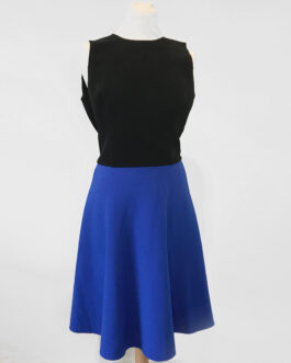 SOLD OUT Michael Kors Black and Blue Dress Size 8UK