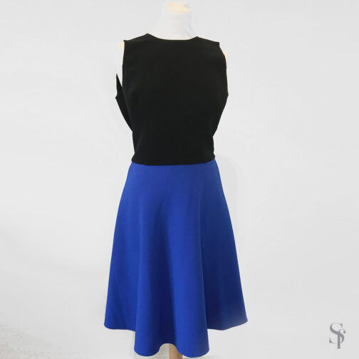 SOLD OUT Michael Kors Black and Blue Dress Size 8UK