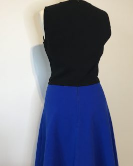 SOLD OUT Michael Kors Black and Blue Dress Size 8UK