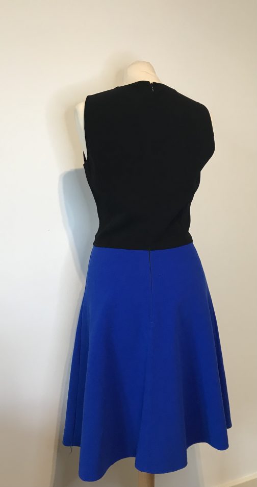 SOLD OUT Michael Kors Black and Blue Dress Size 8UK - Image 2