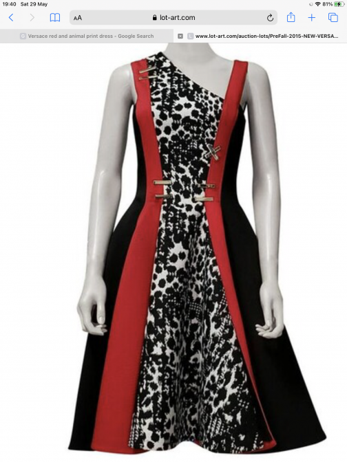 SOLD OUT Versace Red Dress - Image 7