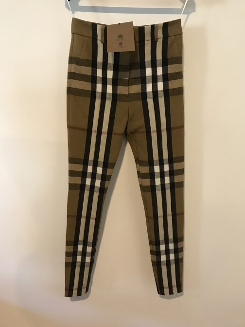 SOLD OUT BURBERRY Ladies Check Stretch Jersey Jodhpurs