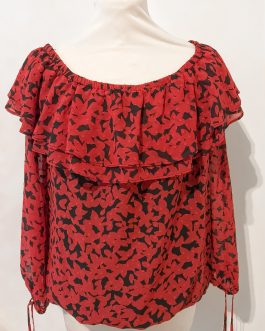 SOLD OUT Michael Kors Black and Red top Size  S