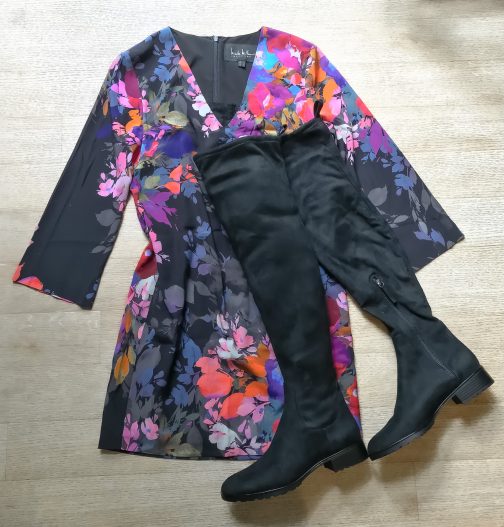 Nicole Miller Flower silk Dress Size S - Image 4