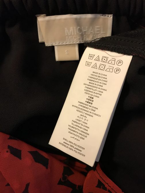 SOLD OUT Michael Kors Black and Red top Size  S - Image 7