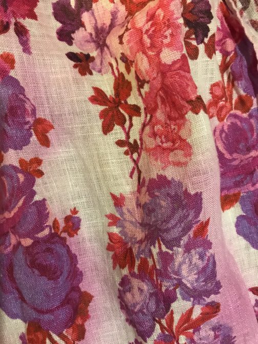 ETRO Milano Linen Floral Scarf - Pre Own - Image 5