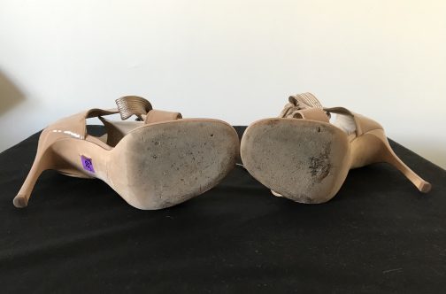 YSL Saint Laurent Beige High Heals Size 39,5 UK - Image 7