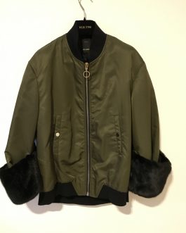 SOLD OUT Pinko Jacket with faux fur trim size 10 UK