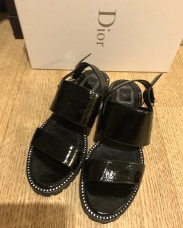 Christian Dior Black Sandals Size 39,5