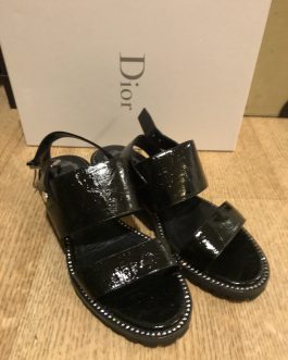 Christian Dior Black Sandals Size 39,5