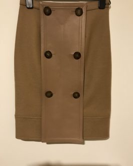BNWT Burberry Wool and Cashmere Camel Skirt Size 6/8 UK