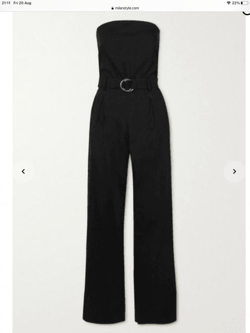 SOLD OUTFrame Black Linen Jumpsuit SizeXS