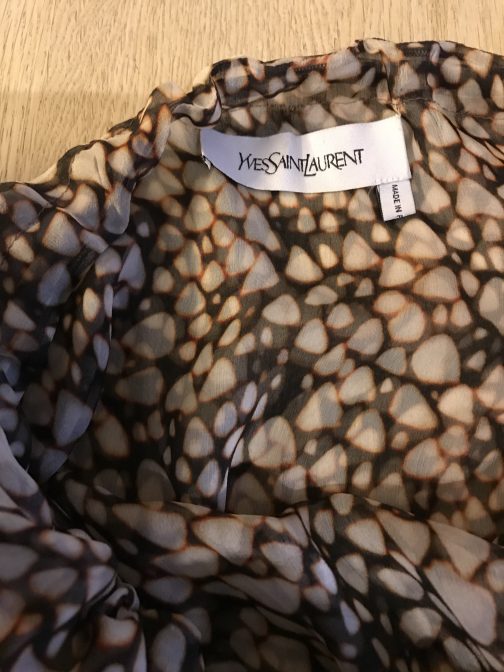 SOLD OUT YSL Silk Oversized Blouse - Image 7