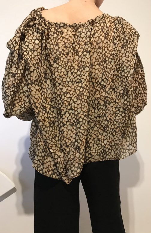 SOLD OUT YSL Silk Oversized Blouse - Image 3