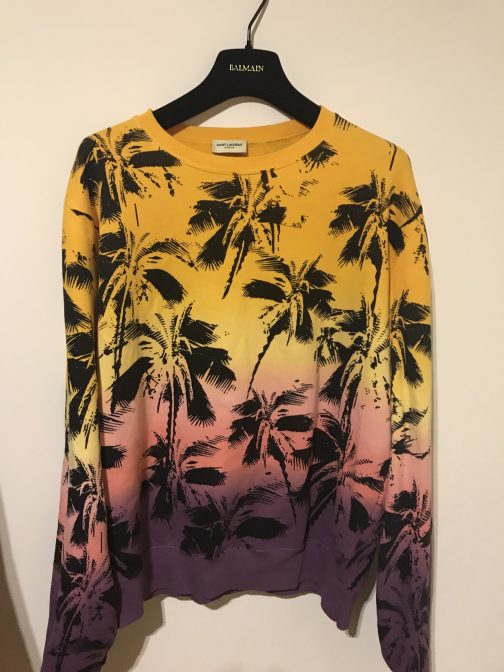 Saint Laurent Sweatshirt with all over Palm size M - Image 4