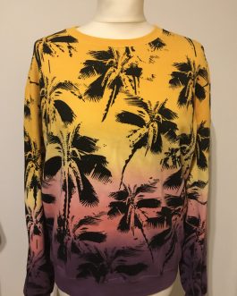Saint Laurent Sweatshirt with all over Palm size M