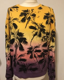 Saint Laurent Sweatshirt with all over Palm size M