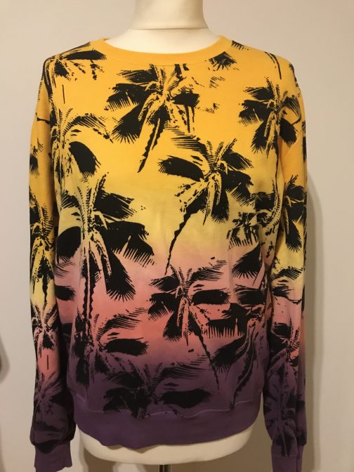 Saint Laurent Sweatshirt with all over Palm size M